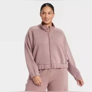 Womens NWT All In Motion Airy Sleek Relaxed Fit‎ Performance Full Zip Jacket